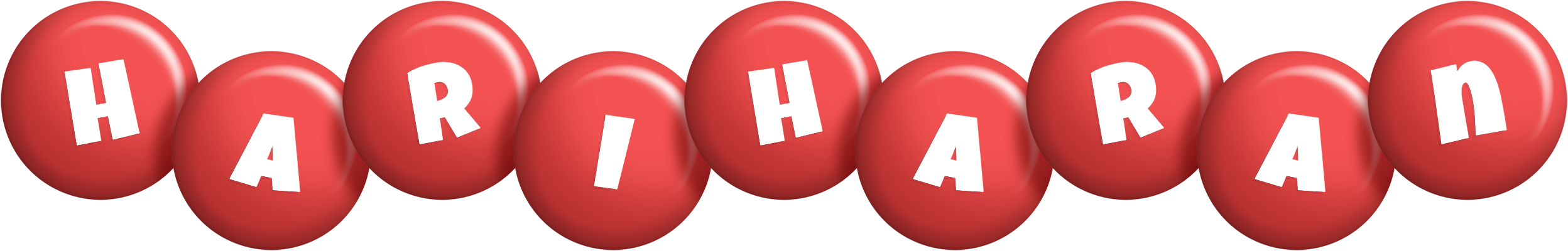 Hariharan candy-red logo