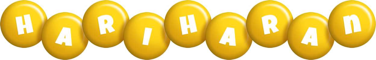 Hariharan candy-yellow logo