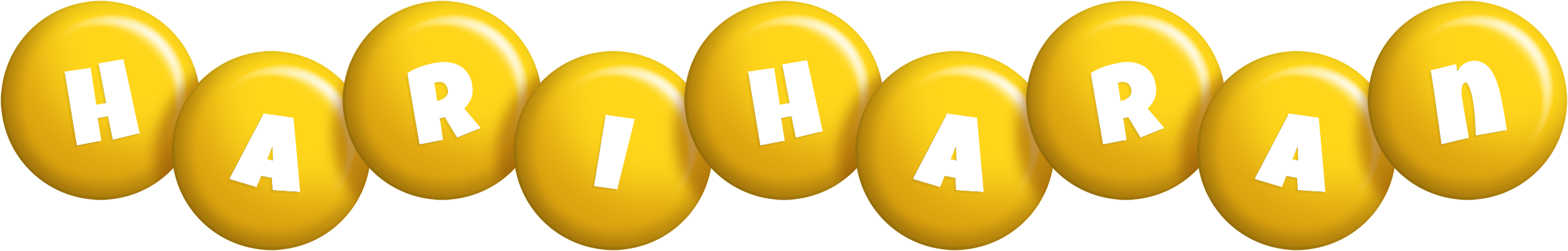 Hariharan candy-yellow logo