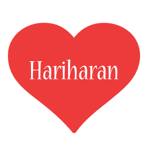 Hariharan love logo