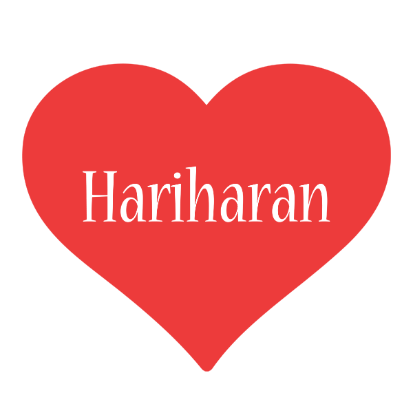 Hariharan love logo