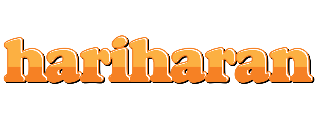 Hariharan orange logo