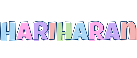 Hariharan pastel logo