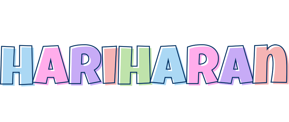 Hariharan pastel logo