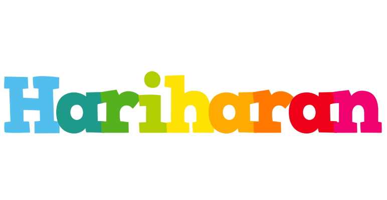 Hariharan rainbows logo