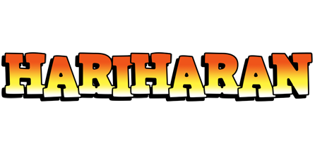 Hariharan sunset logo