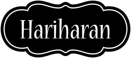 Hariharan welcome logo