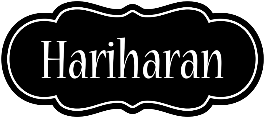 Hariharan welcome logo