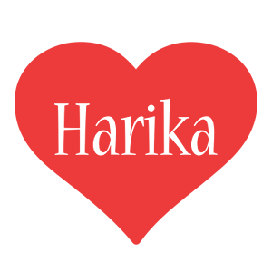 Harika love logo