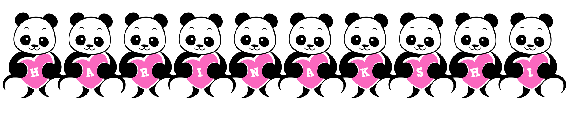 Harinakshi love-panda logo