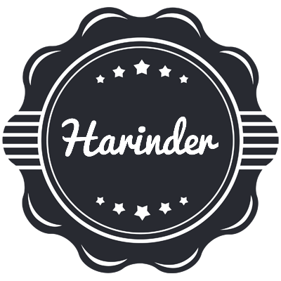 Harinder badge logo