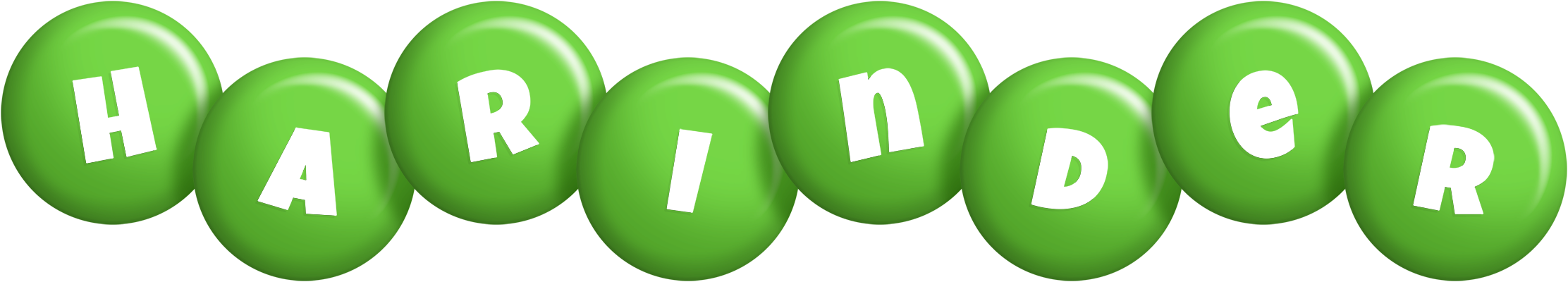 Harinder candy-green logo