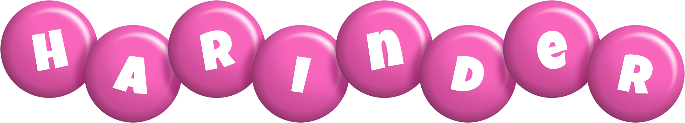 Harinder candy-pink logo