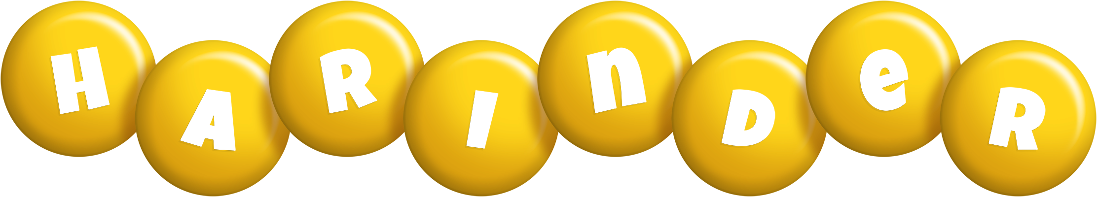 Harinder candy-yellow logo
