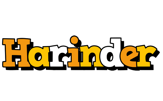 Harinder cartoon logo