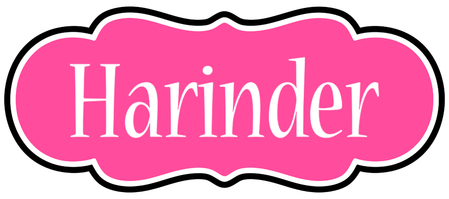 Harinder invitation logo