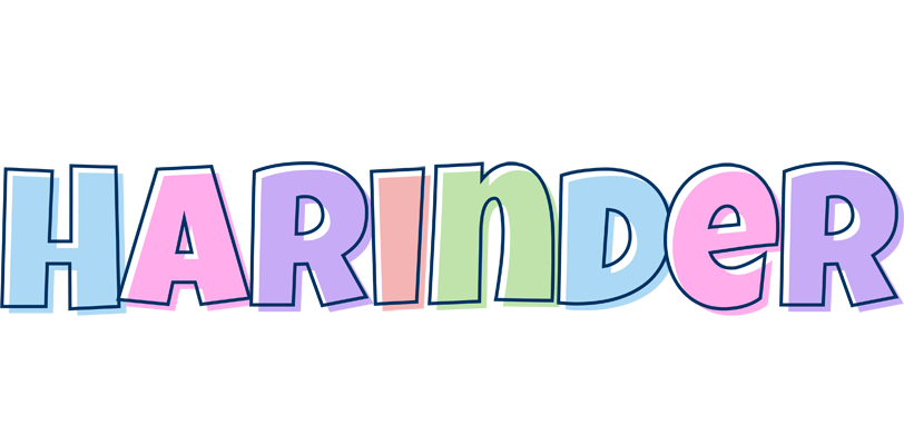 Harinder pastel logo