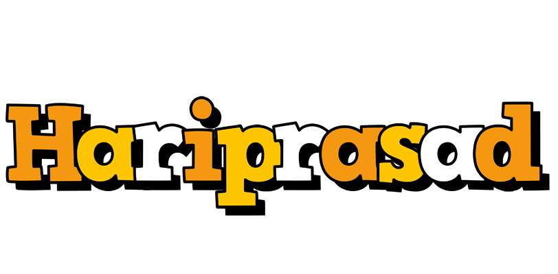 Hariprasad cartoon logo