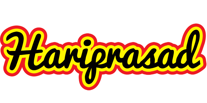 Hariprasad flaming logo