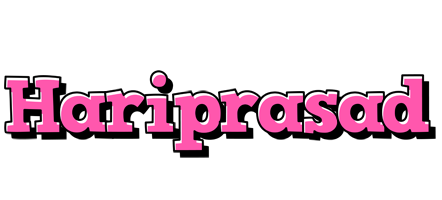 Hariprasad girlish logo