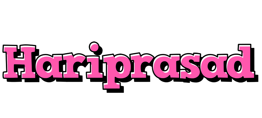 Hariprasad girlish logo
