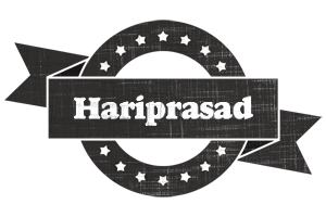 Hariprasad grunge logo