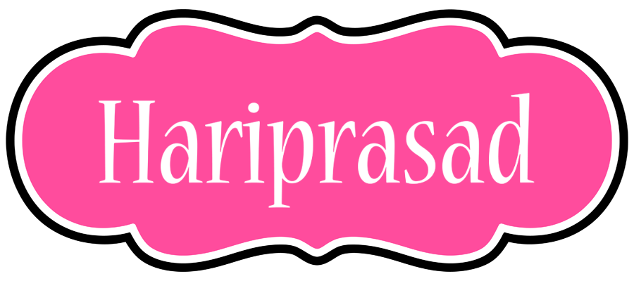 Hariprasad invitation logo