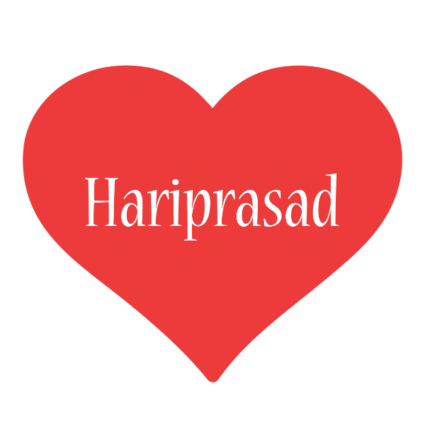 Hariprasad love logo