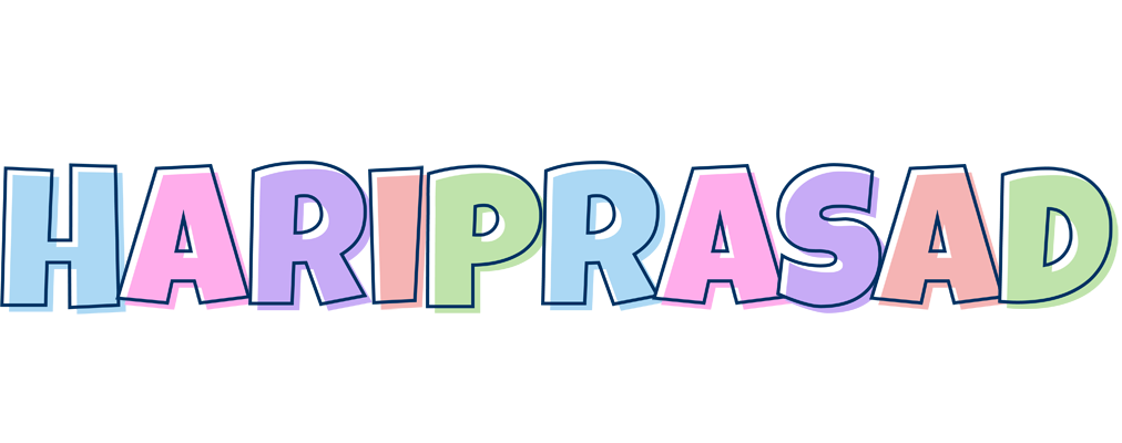Hariprasad pastel logo