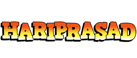 Hariprasad sunset logo