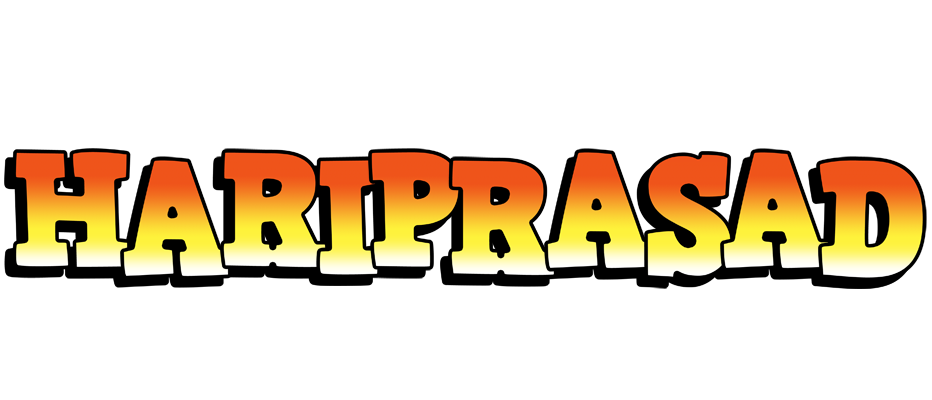 Hariprasad sunset logo