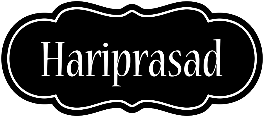 Hariprasad welcome logo