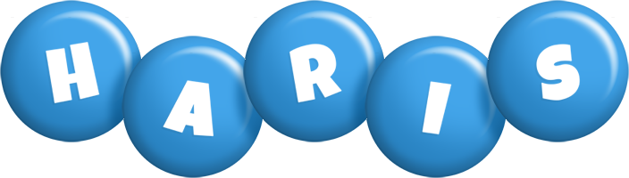 Haris candy-blue logo
