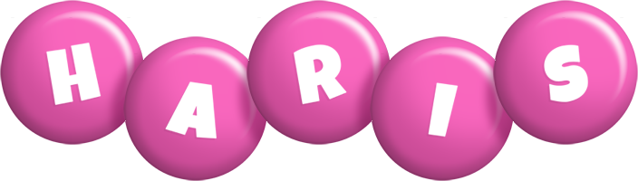 Haris candy-pink logo