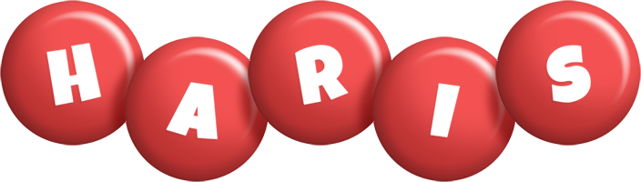 Haris candy-red logo