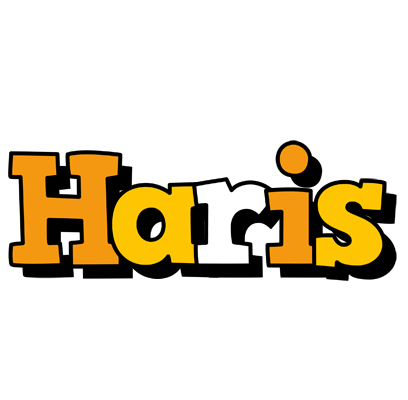 Haris cartoon logo