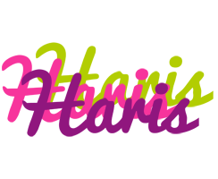 Haris flowers logo