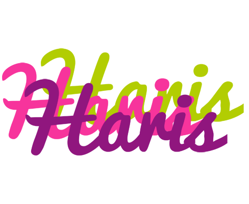 Haris flowers logo