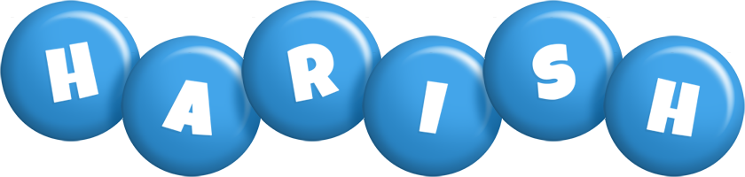 Harish candy-blue logo