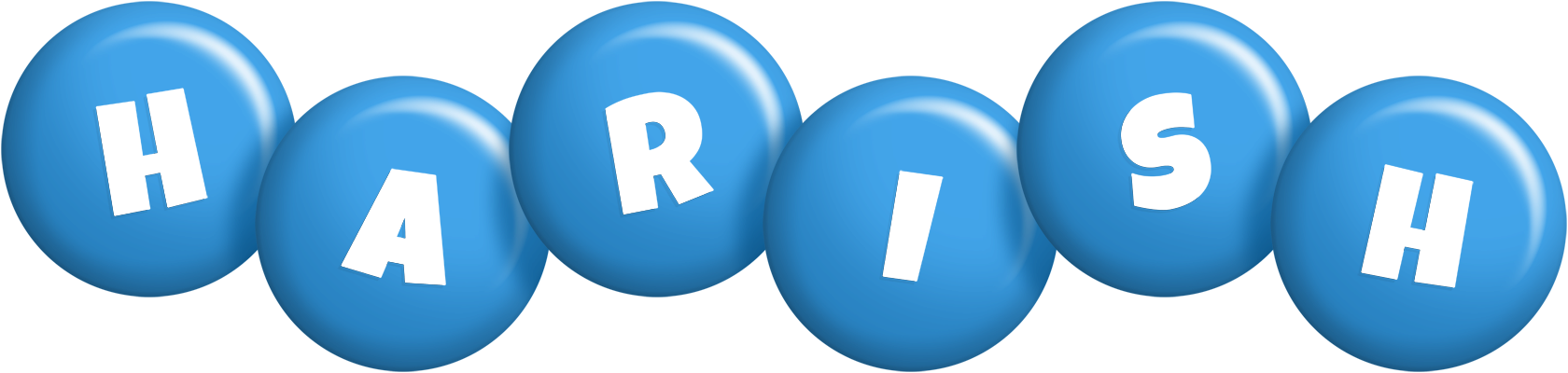 Harish candy-blue logo
