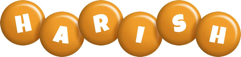 Harish candy-orange logo