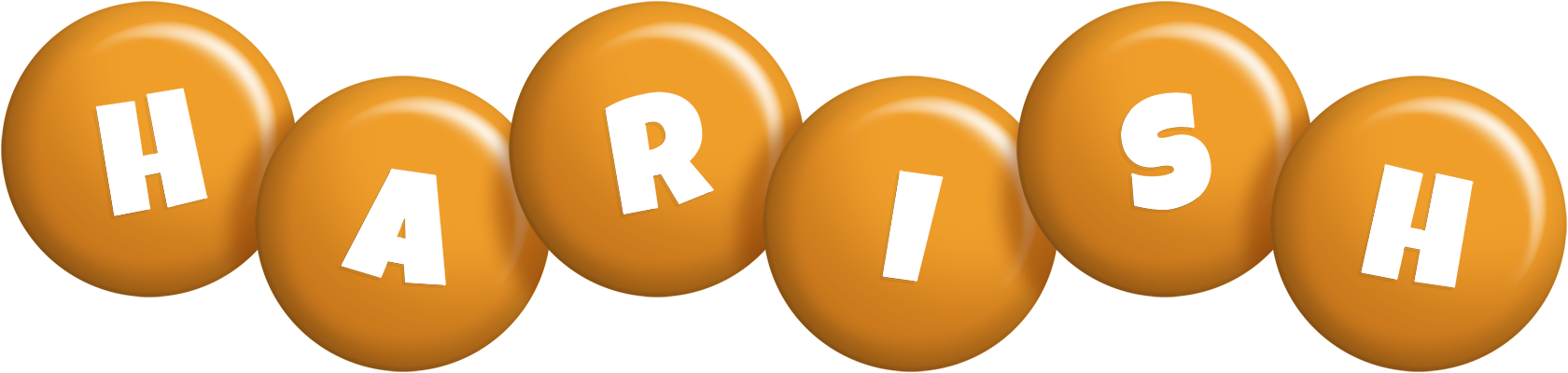 Harish candy-orange logo