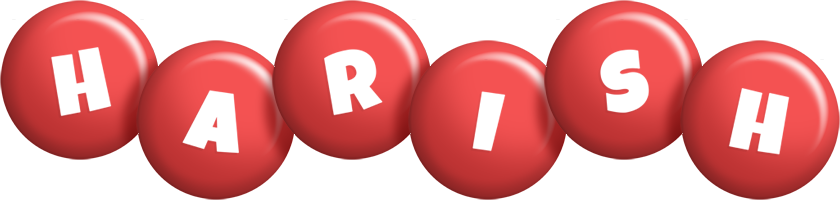 Harish candy-red logo