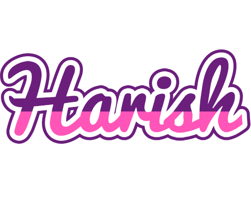 Harish cheerful logo