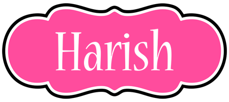 Harish invitation logo