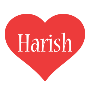 Harish love logo