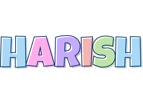 Harish pastel logo