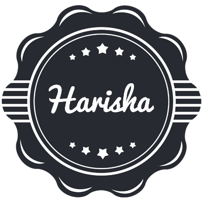 Harisha badge logo