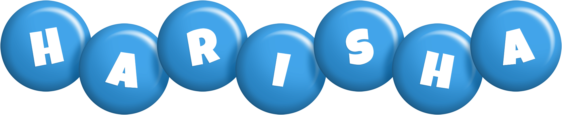 Harisha candy-blue logo