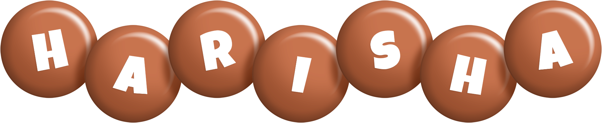 Harisha candy-brown logo